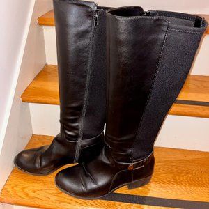 ALFANI Kallumm Riding Knee High Boot WIDE CALF size 10 color Black